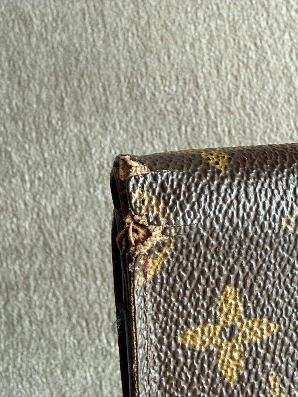 Louis Vuitton Monogram Canvas Brown Passport Wallet Authentic - Picture 8 of 14